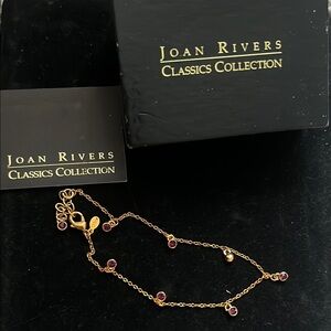 Joan Rivers Gold Anklet
